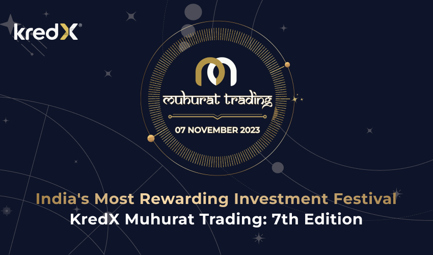  Most Rewarding Investment Festival of 2023: KredX Muhurat Trading 7th Edition